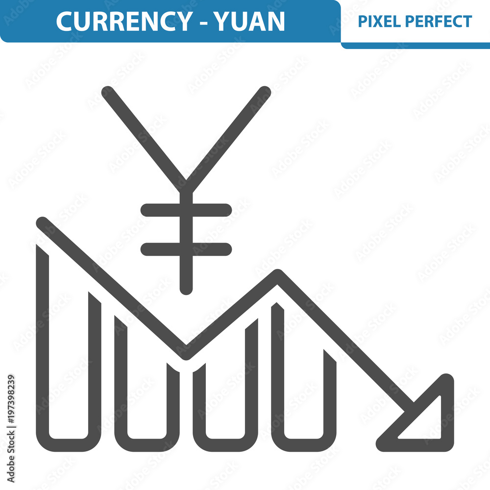 Obraz premium Yen / Yuan Icon. EPS 8 format.