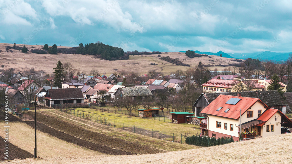 Naklejka premium Pueblo