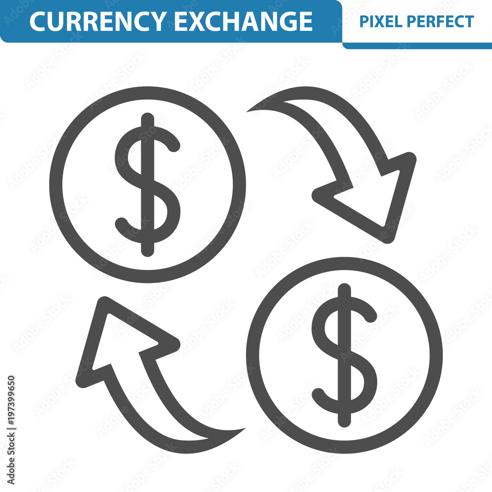 Currency Exchange Rate Icon. EPS 8 format. Currency Exchange Rate Icon. EPS 8 format.
