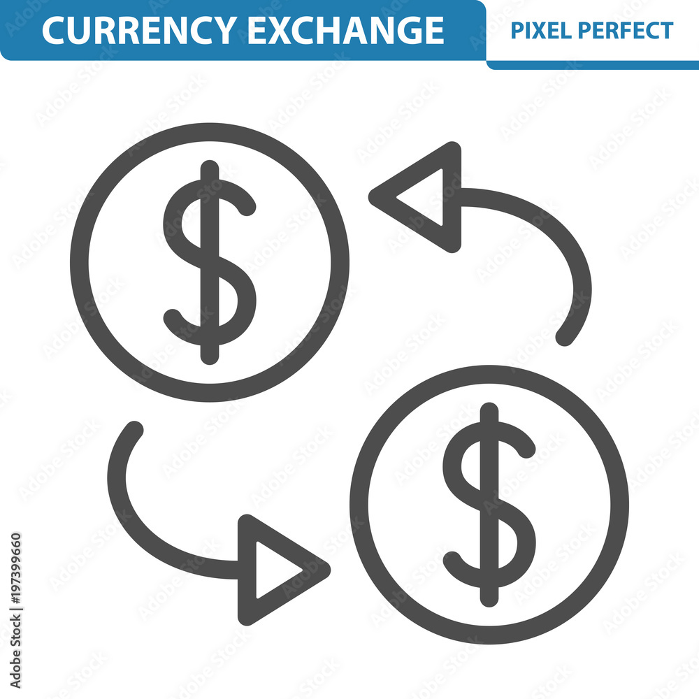 Currency Exchange Rate Icon. EPS 8 format. Currency Exchange Rate Icon. EPS 8 format.