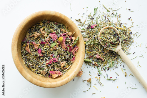 dry natural herbal tea