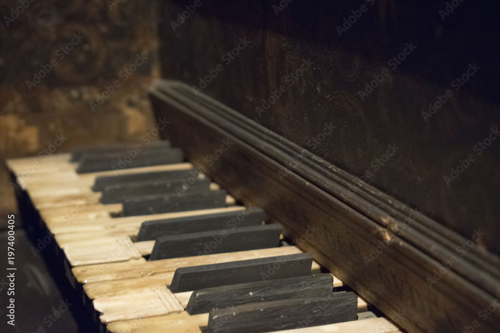 old piano