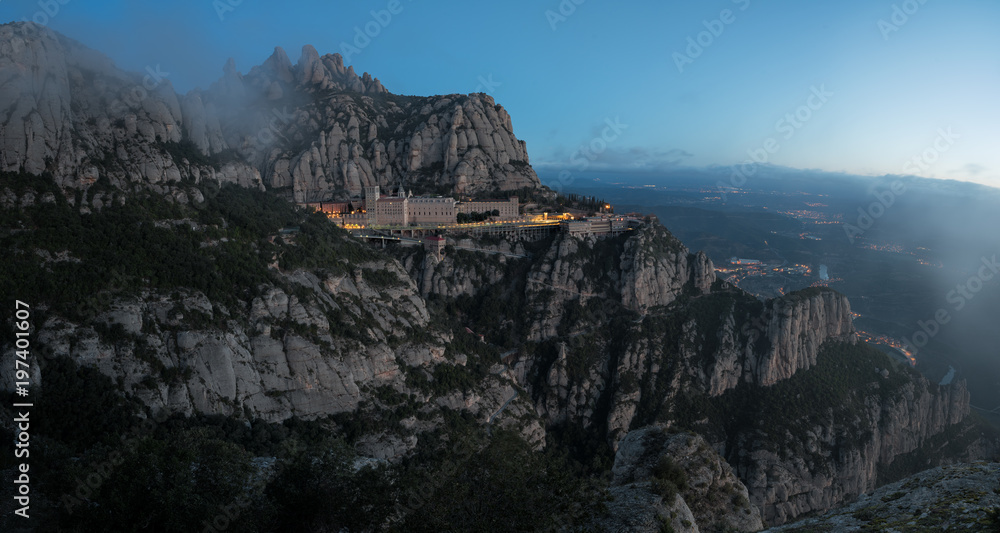 Naklejka premium Monastery of Montserrat