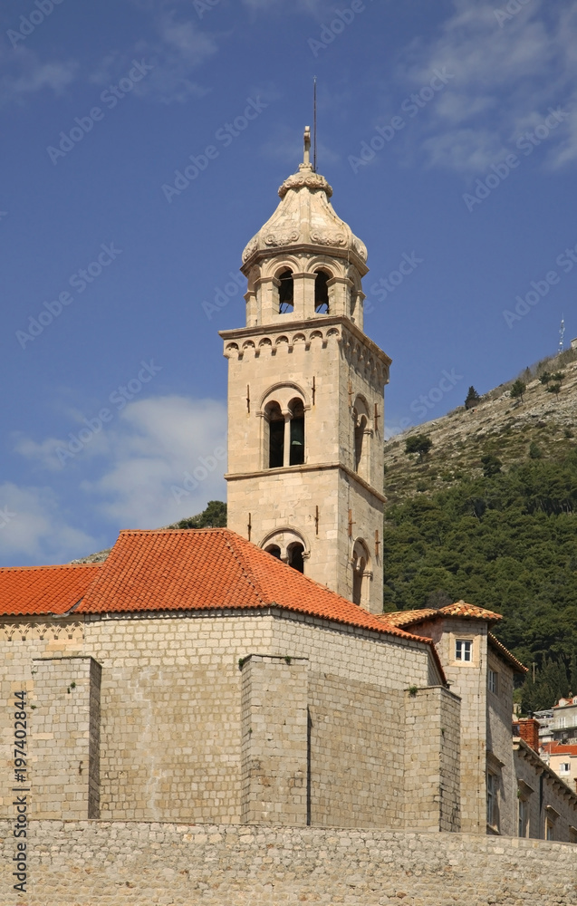 Dominican monastery in Dubrovnik. Croatia