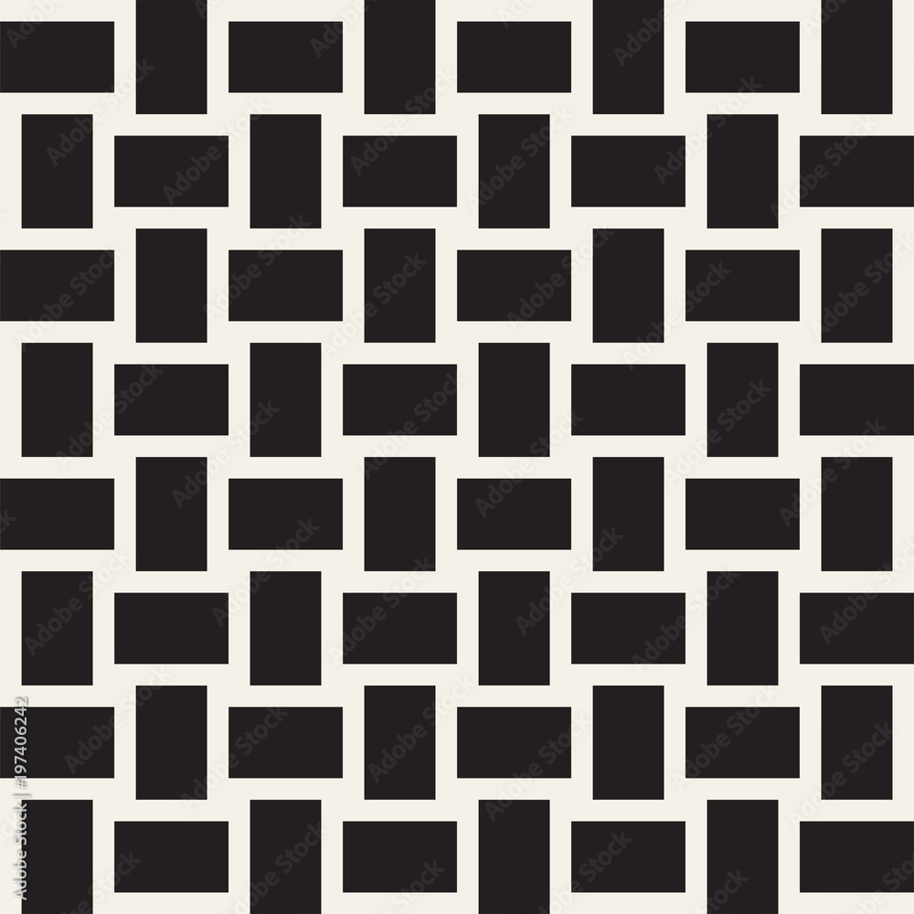 Trendy twill weave Lattice. Abstract Geometric Background Design. Vector Seamless Black and White Pattern. Trendy twill weave Lattice. Abstract Geometric Background Design. Vector Seamless Black and White Pattern.