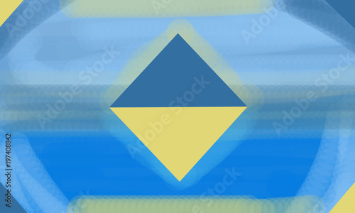 Background rombo centrale. Forma geometrica per scritta. Acquarello