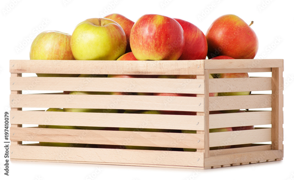 A box of apples