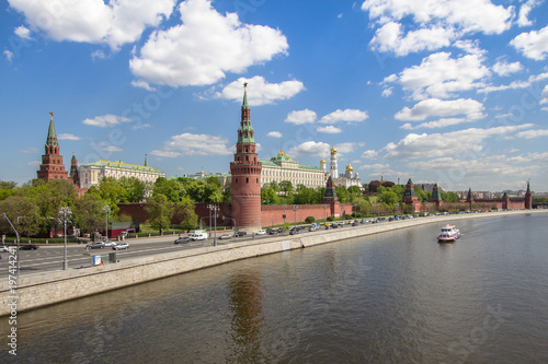 Moscow Kremlin wall, Russia © robertdering