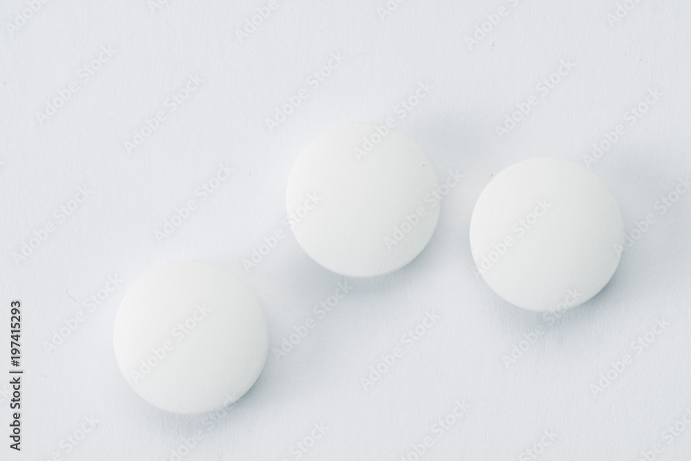 white pills and tablets capsule isolated on white background white pills and tablets capsule isolated on white background