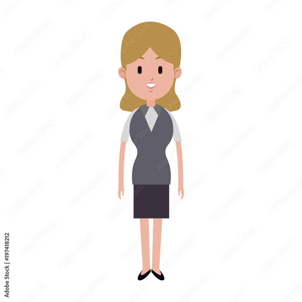 Executive woman cartoon vector illustration graphic design Executive woman cartoon vector illustration graphic design