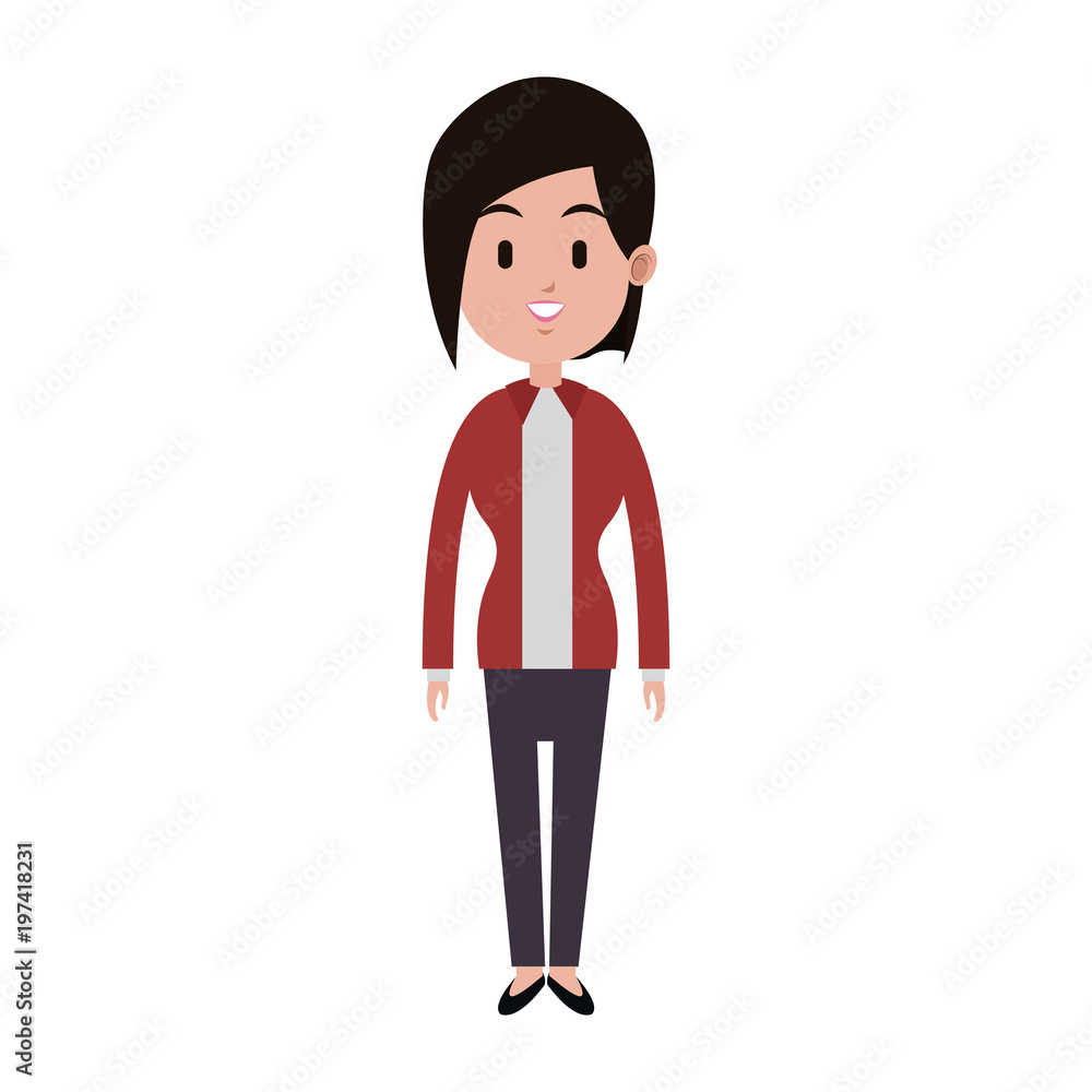 Executive woman cartoon vector illustration graphic design Executive woman cartoon vector illustration graphic design