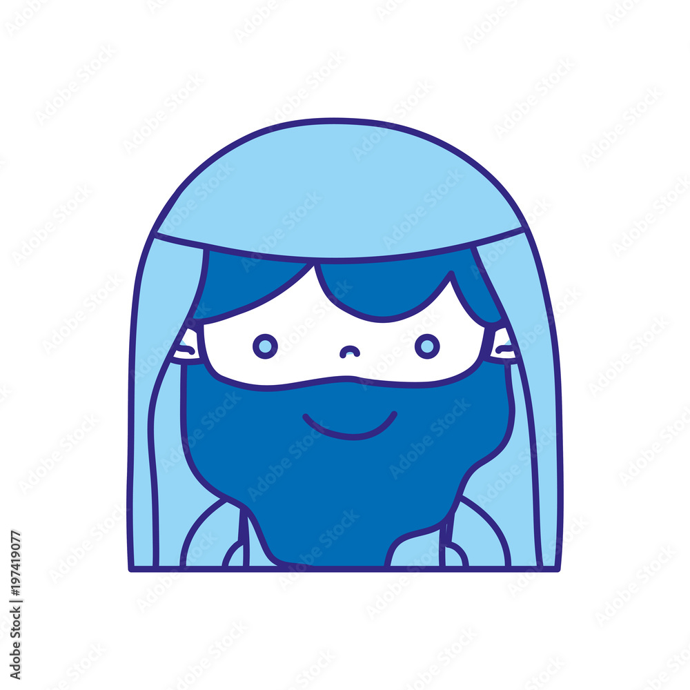 duo color religious jesus christ with hairstyle and beard Stock Vector ...