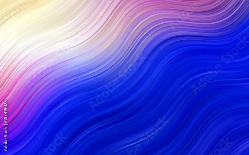 Wallpaper Mural Light Pink, Blue vector template with bent ribbons. Torontodigital.ca