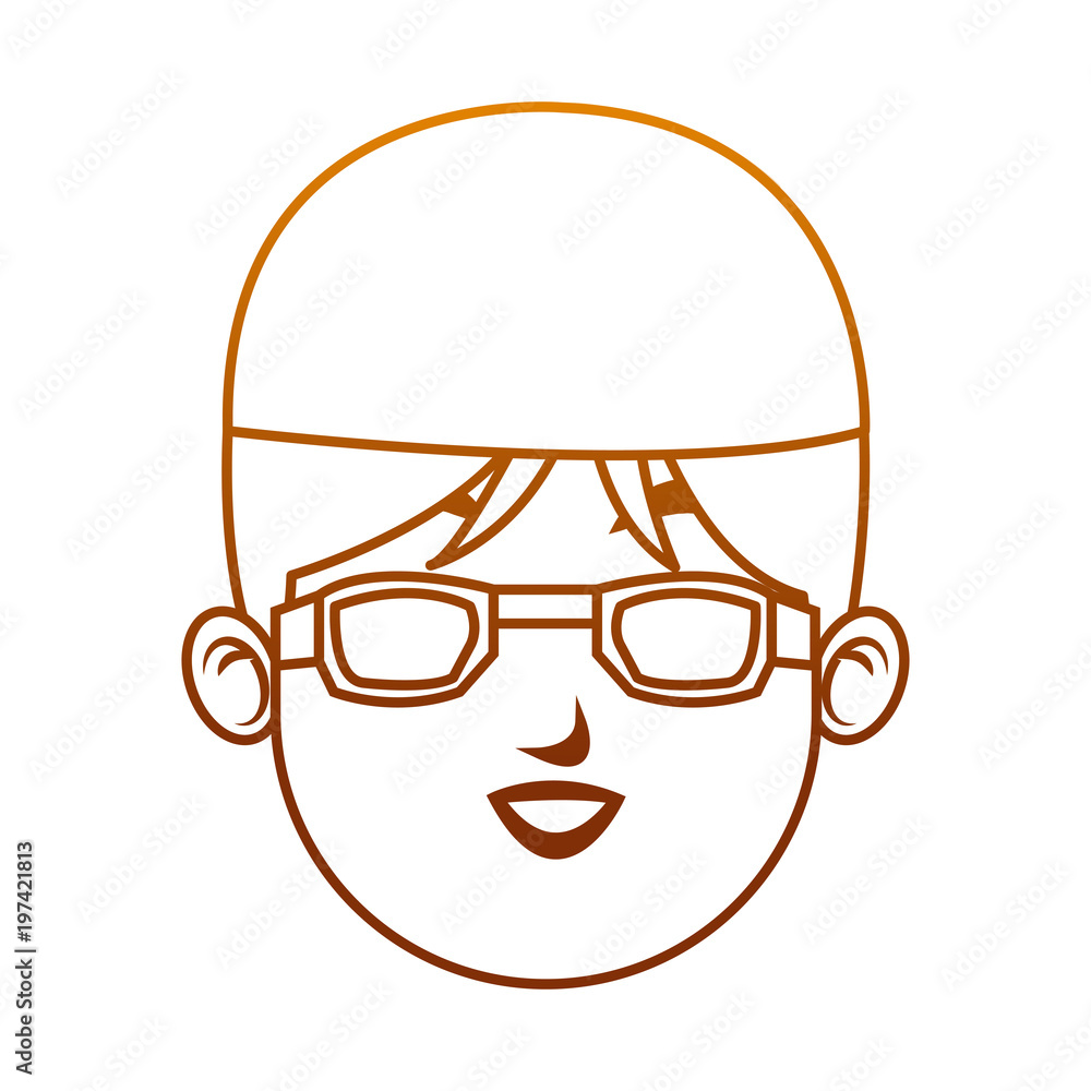 Man swimmer cartoon vector illustration graphic design Man swimmer cartoon vector illustration graphic design