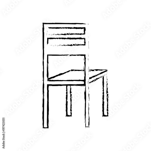 Vector Illustration Classic Wooden Chair Stock Vector (Royalty Free)  2314412961