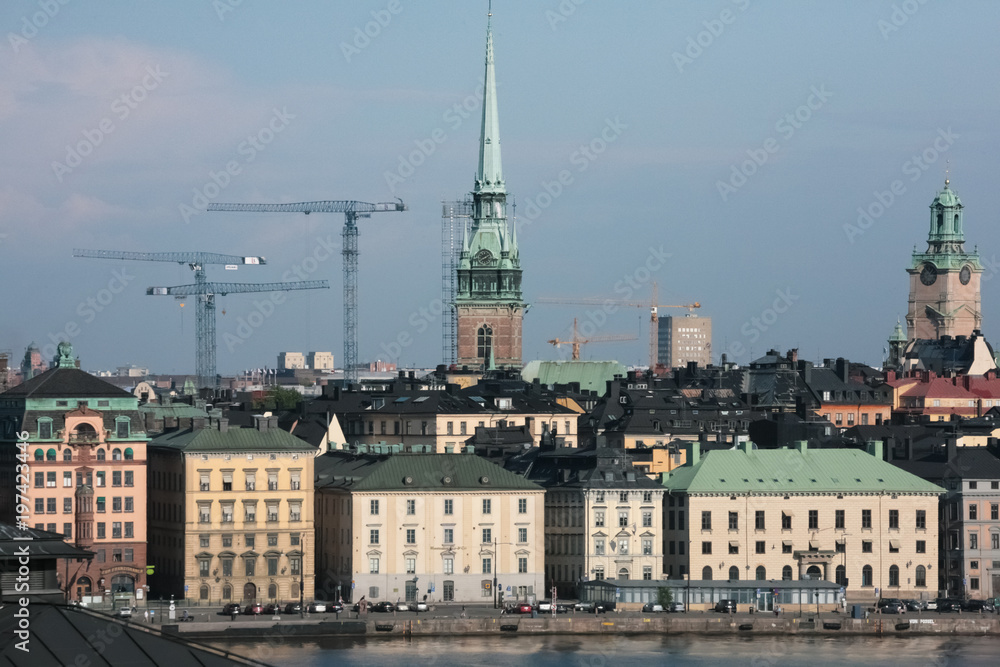 Cityscape Blue Sky Day Travel Europe