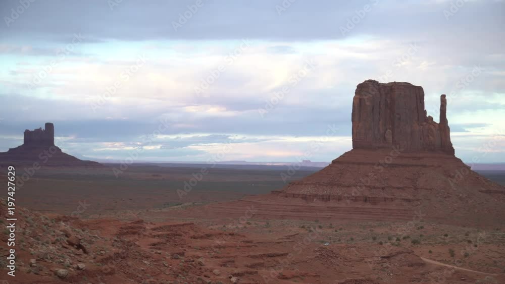 Monument Valley seen at dusk Monument Valley seen at dusk