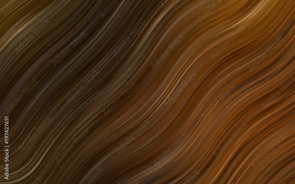 Dark Orange vector background with bent ribbons. Dark Orange vector background with bent ribbons.