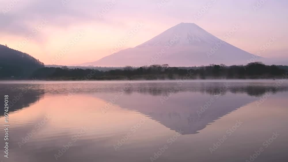 夜明けの富士山 夜明けの富士山