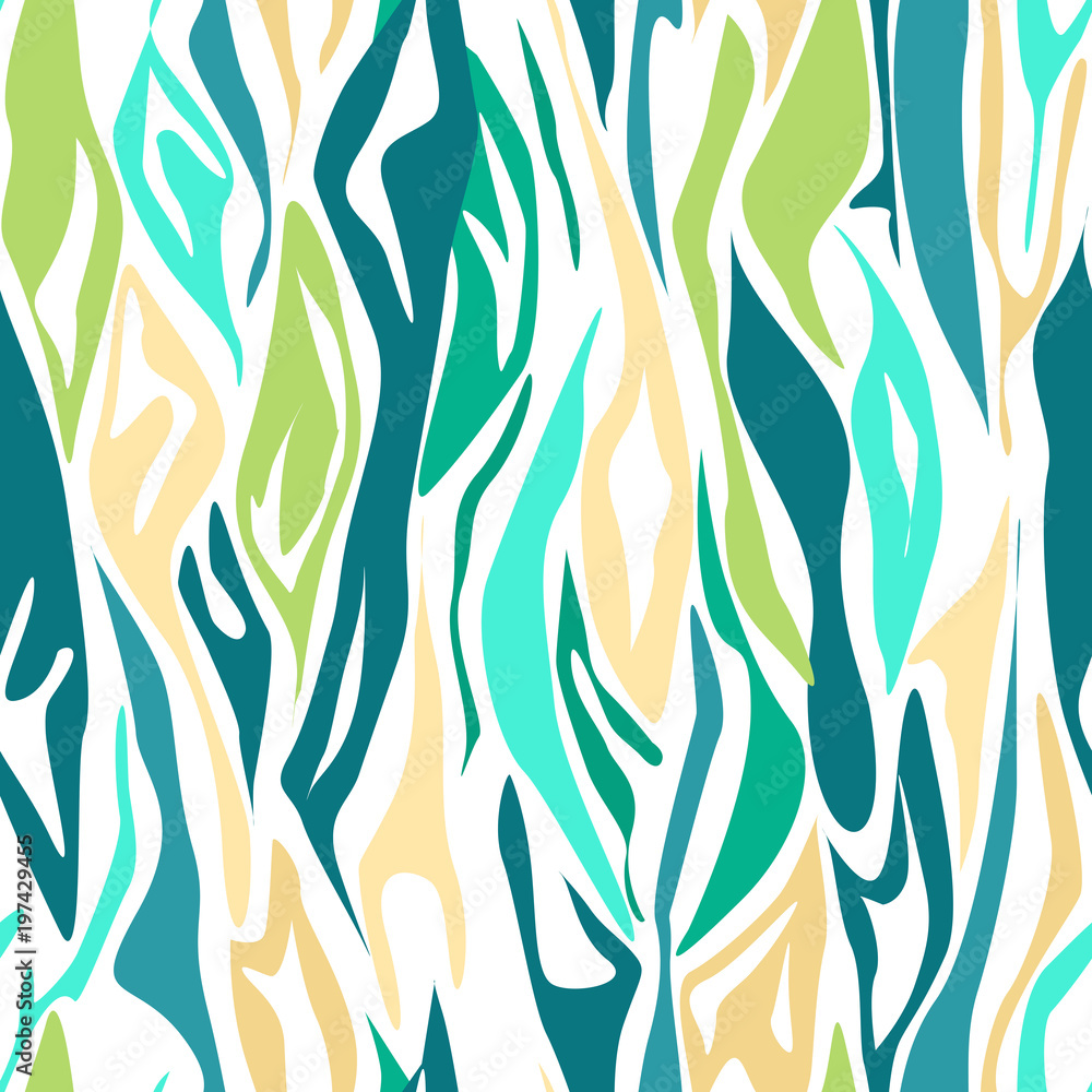 Seamless abstract modern shapes pattern Seamless abstract modern shapes pattern