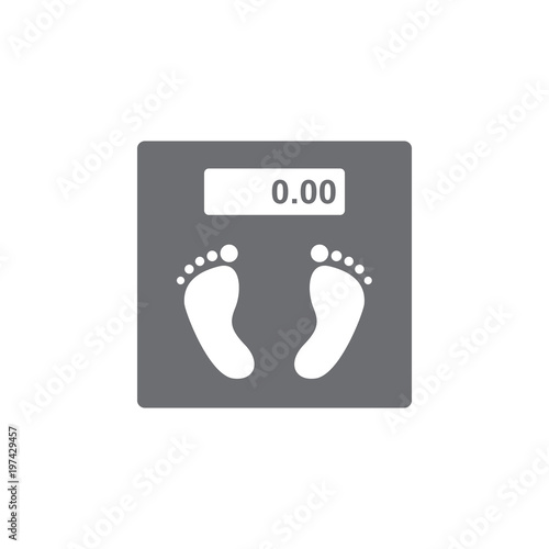 scale icon. Simple element illustration. scale symbol design template. Can be used for web and mobile