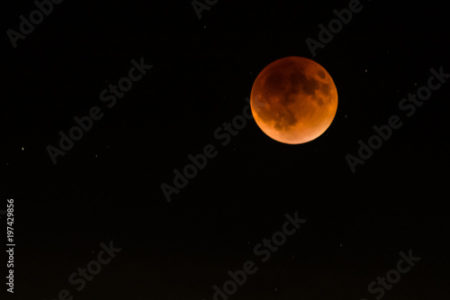 Blood Moon Space Lunar Eclipse