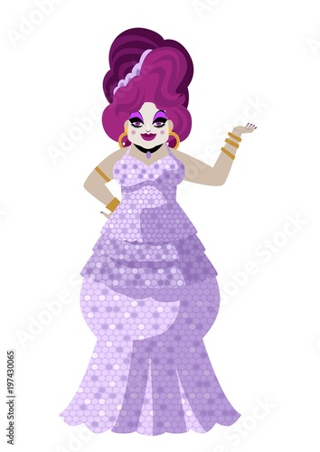 happy drag queen