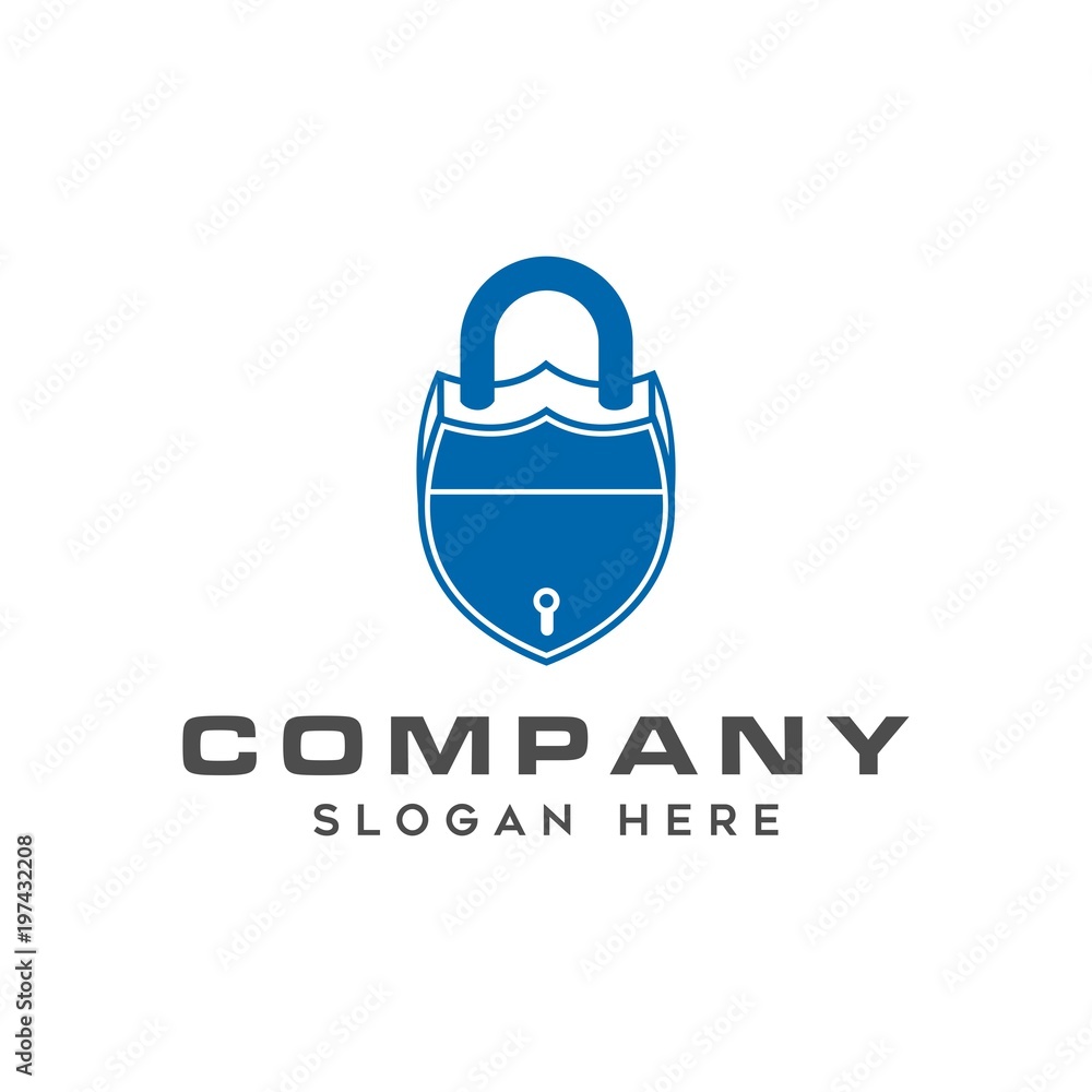 padlock logo initials padlock logo initials