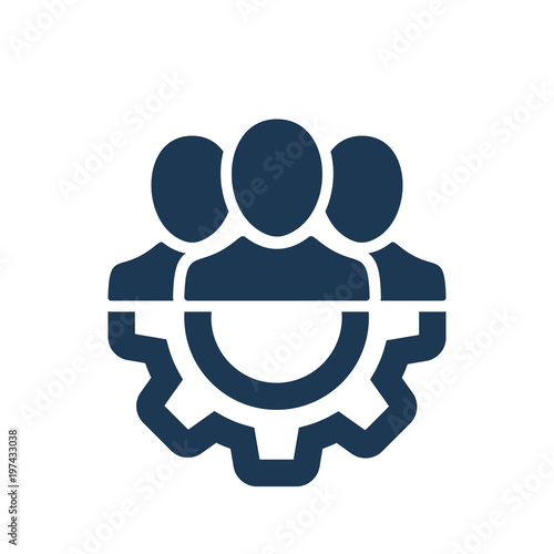 Management Icon. Teamwork management icon
