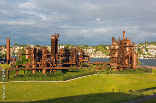 Gas Works Park in Seattle Washington photo