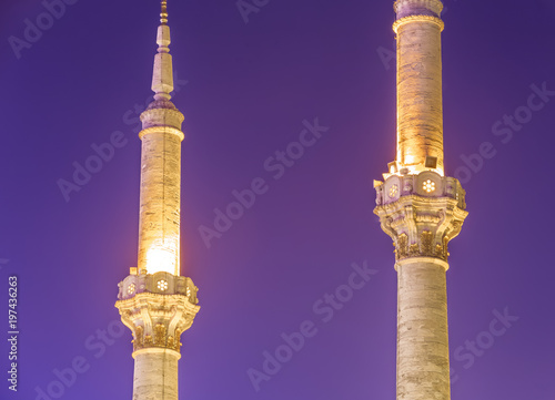 Exterior view of Ortakoy Mosque near bosphorus