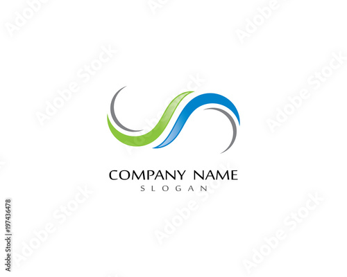 Infinity logo vector icon