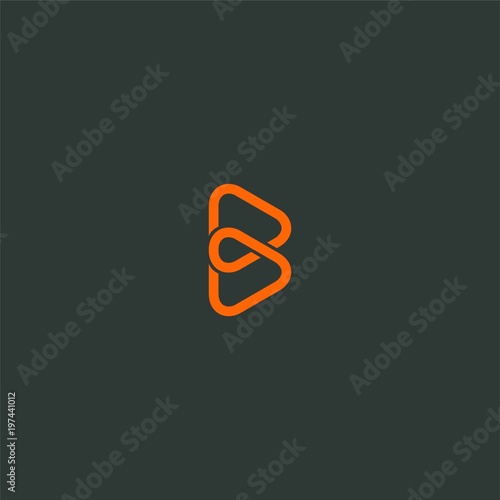logo B style line