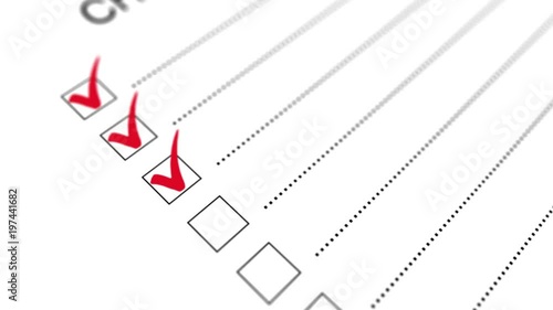 Wallpaper Mural Check all the boxes of checklist. Checking a to do list. Animation. Torontodigital.ca