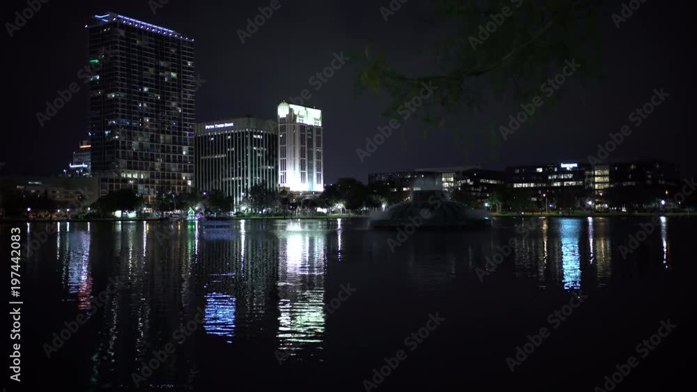 Buildings seen across a lake Buildings seen across a lake