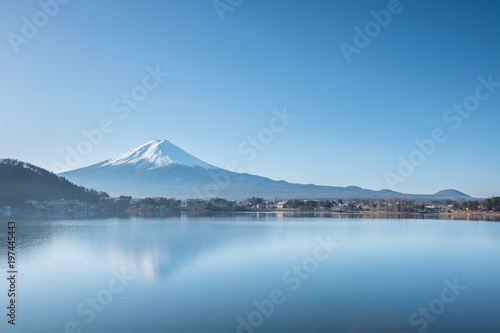 Fuji mountain in winter