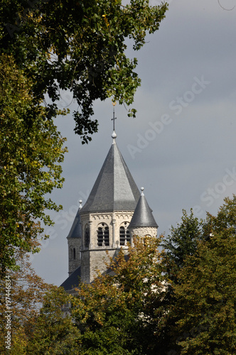 Nivelles Belgique Wallonie Parc eglise Collegiale