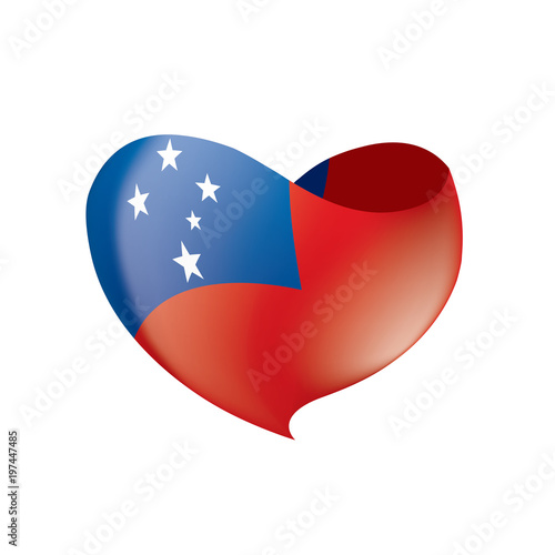 Free Download Samoa flag, vector illustration - GFXLoad