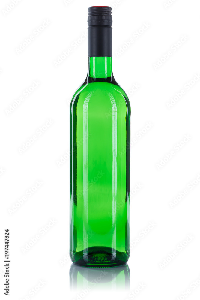 Wein Flasche Weinflasche Weißwein grün Weisswein freigestellt Wein Flasche Weinflasche Weißwein grün Weisswein freigestellt