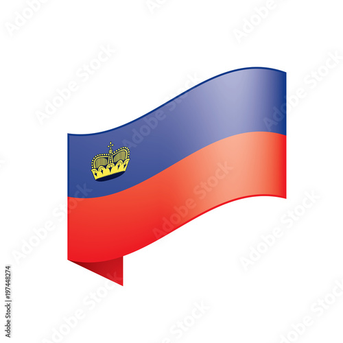 Free Download liechtenstein flag, vector illustration - GFXLoad