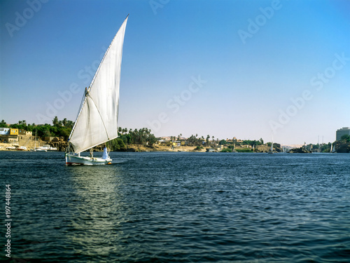 Felucca on river Nile, Egypt