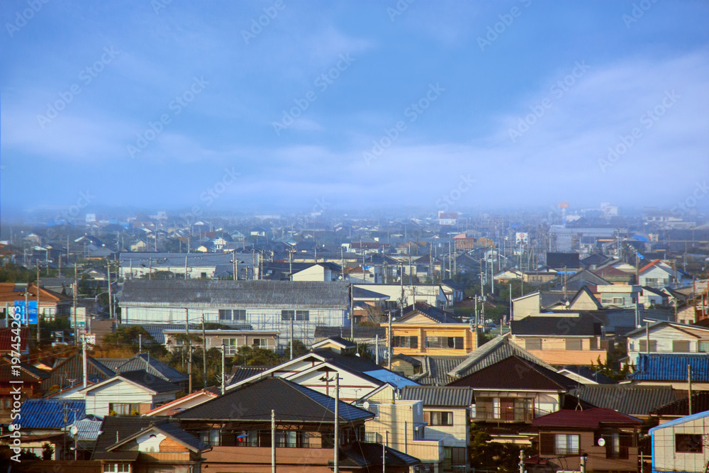 Obraz premium 町風景 九十九里町
