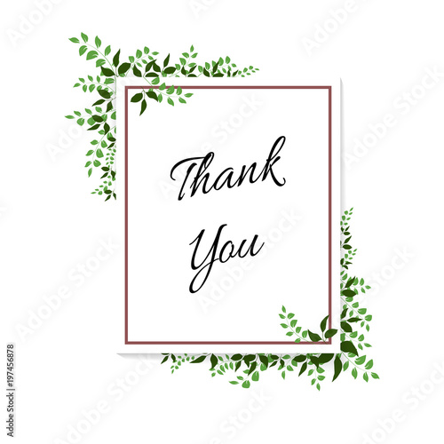 thank you greenary card