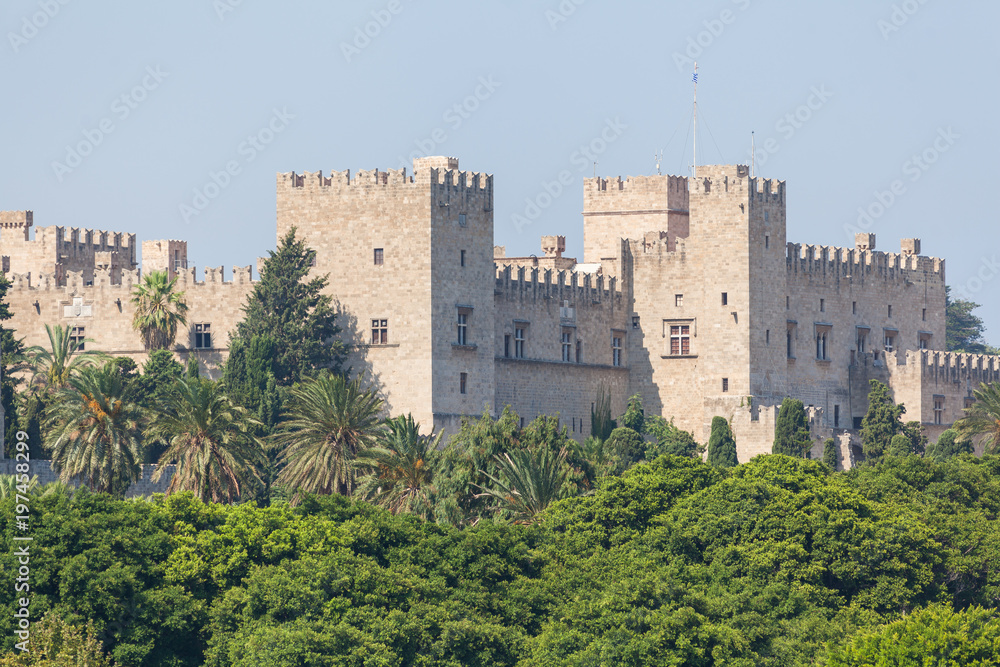 The Towers and wall of the Palace of the Grand Master of the Knights of Rhodes