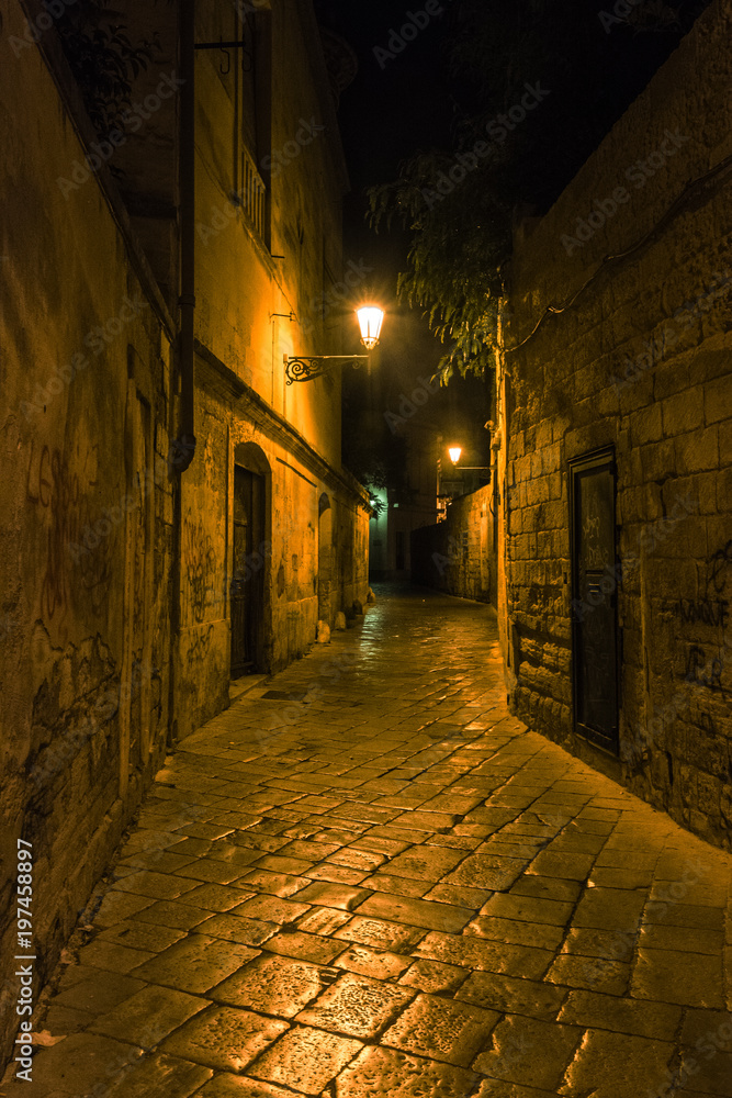Lecce street Italy