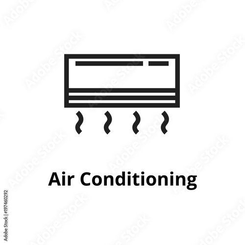 Air conditioning Line Icon