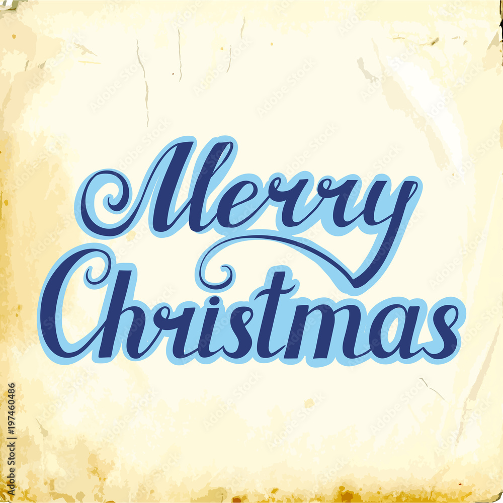Merry Christmas. Vector baroque of vintage elements for design.  