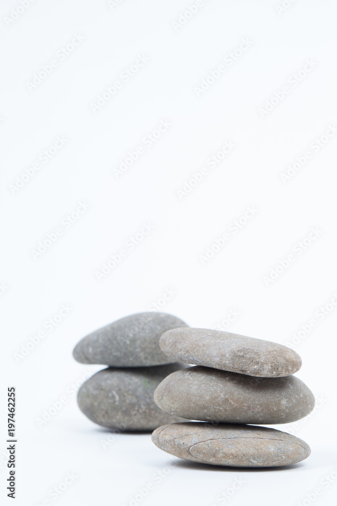 Set of stacked stones Set of stacked stones
