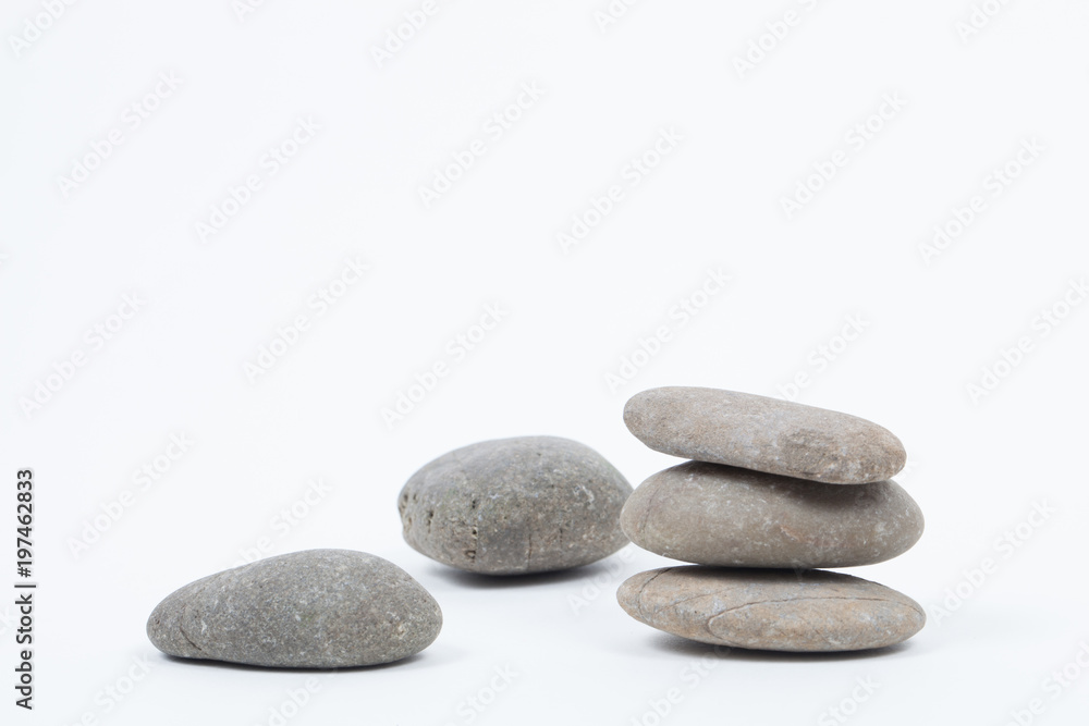 Set of stacked stones Set of stacked stones