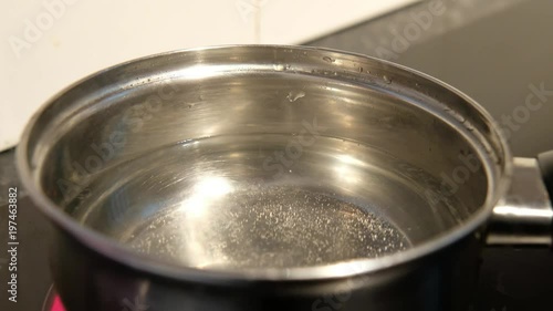 Boiling water in a Pot with speed up